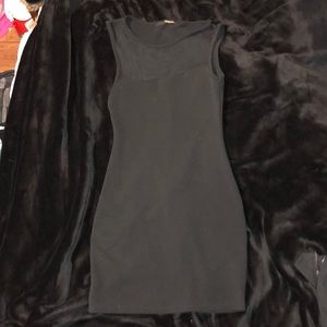 Black tight dress